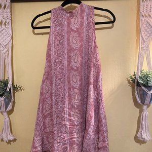 Pink Paisley Altar'd State Halter Dress